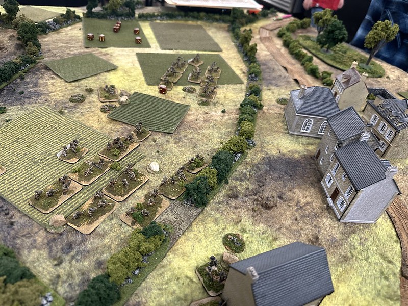 Too Fat Lardies I Ain't Been Shot Mum played with Flames of War figures at East Tennessee Miniatures Wargaming games day in Knoxville/Loudon